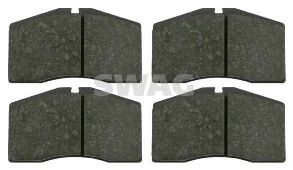 set placute frana,frana disc 38 91 6514 SWAG